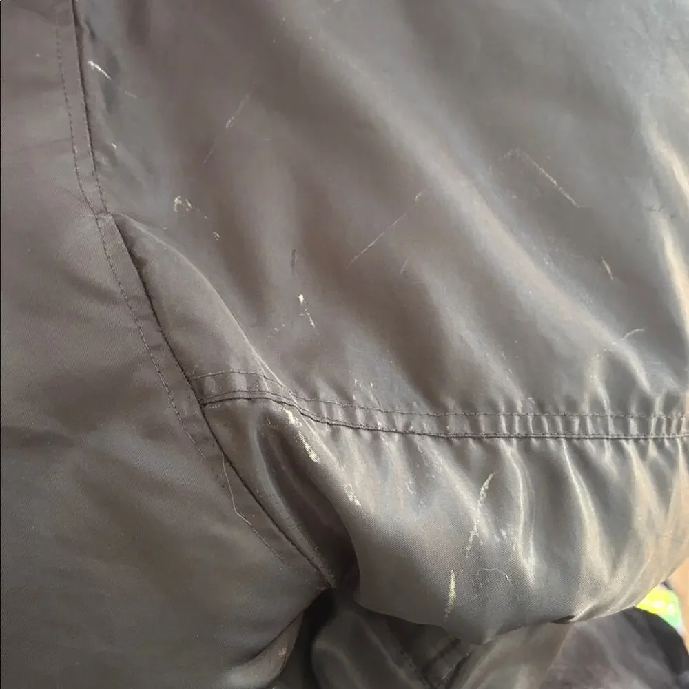 80s Arctic Pole Reversible Military Flight Bomber Jacket Size Large